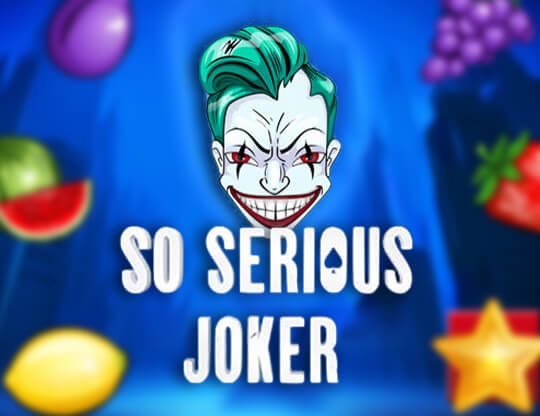 So Serious Joker Poster