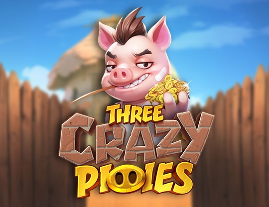 Three Crazy Piggies Poster