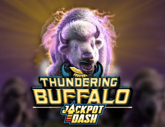 Thundering Buffalo Jackpot Dash Poster