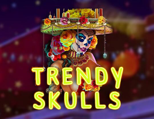 Trendy Skulls Poster