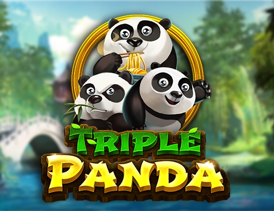 Triple Panda Poster