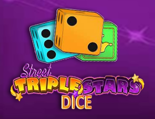 Triple Stars Dice Poster