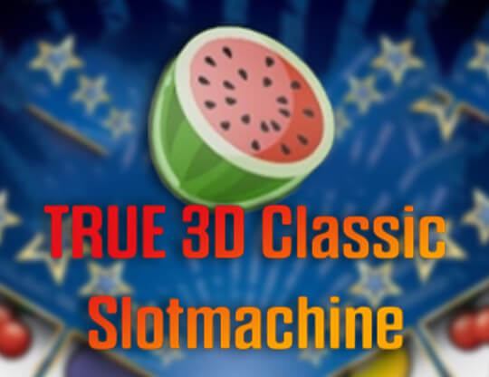 True 3D Classic Slotmachine Poster