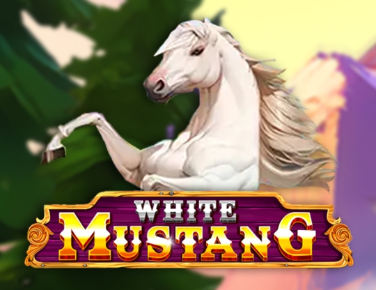 White Mustang Poster