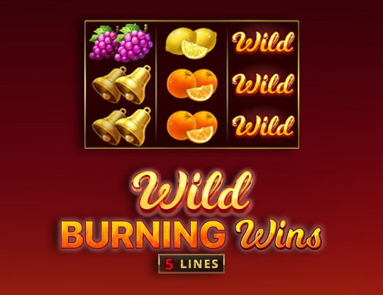 Wild Burning Wins: 5 Lines Poster