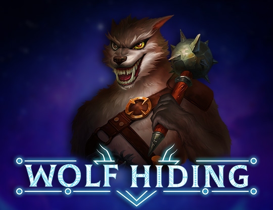 Wolf Hiding Poster