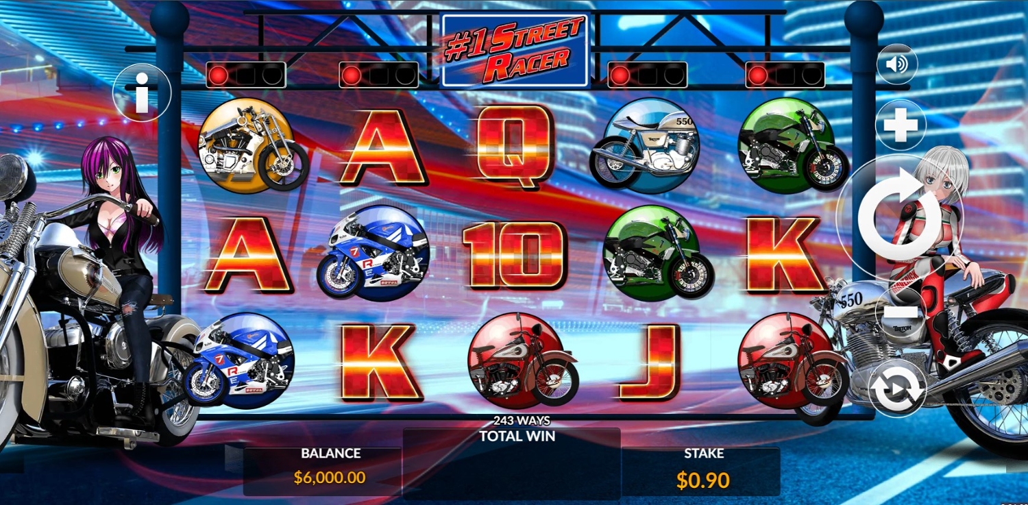 #1 Street Racer Slot Gameplay