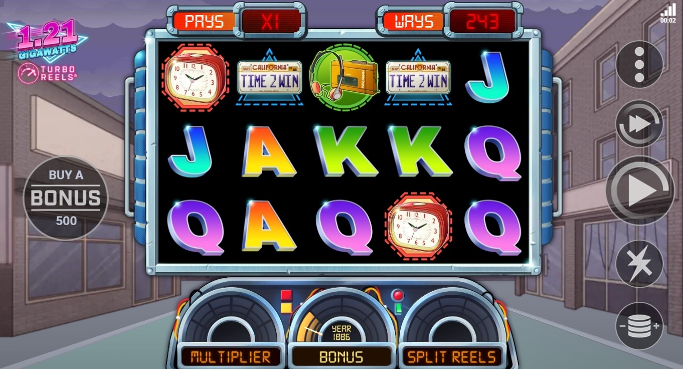 1.21 Gigawatts Slot Gameplay