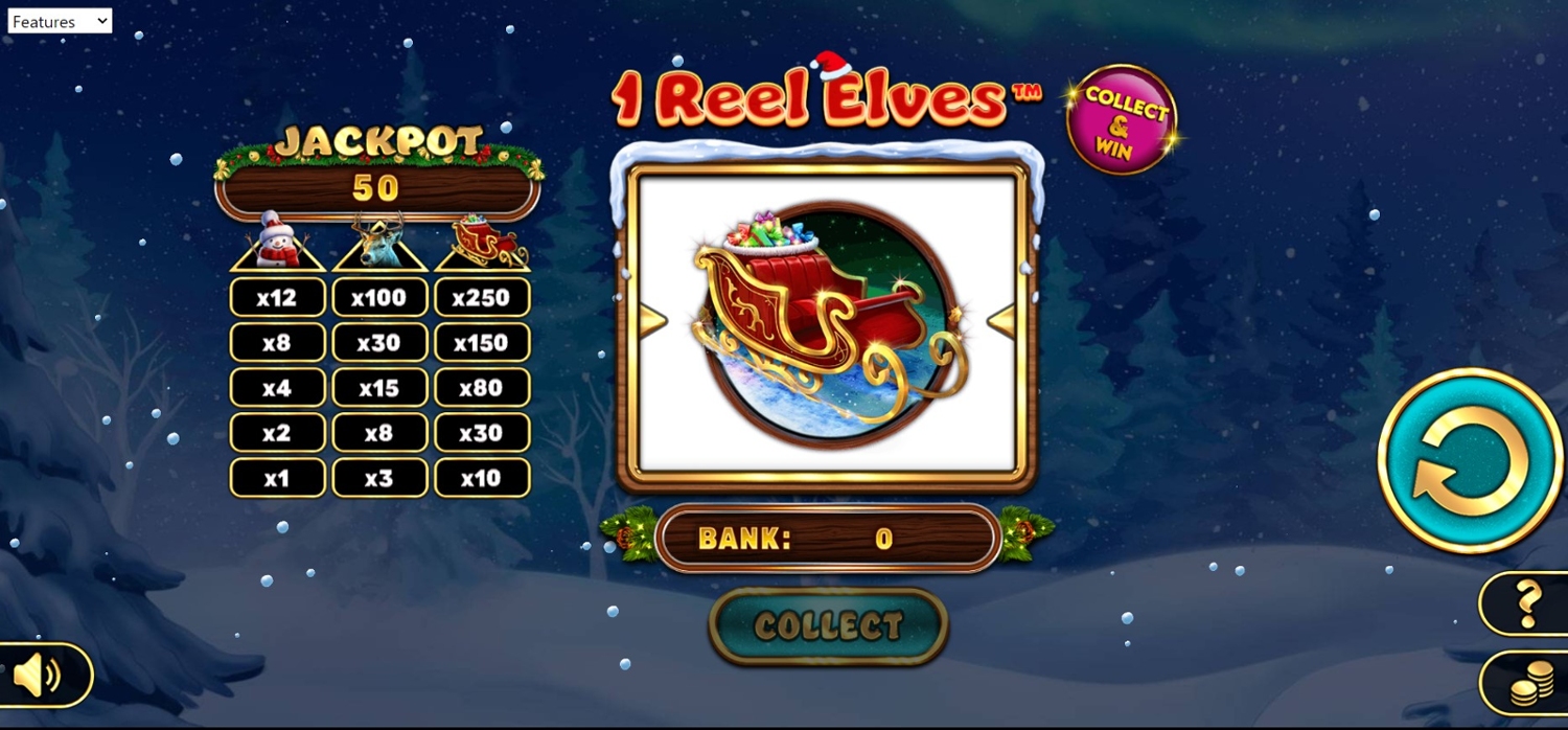 1 Reel Elves Slot Gameplay