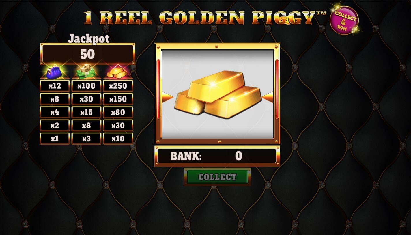 1 Reel Golden Piggy Slot Gameplay