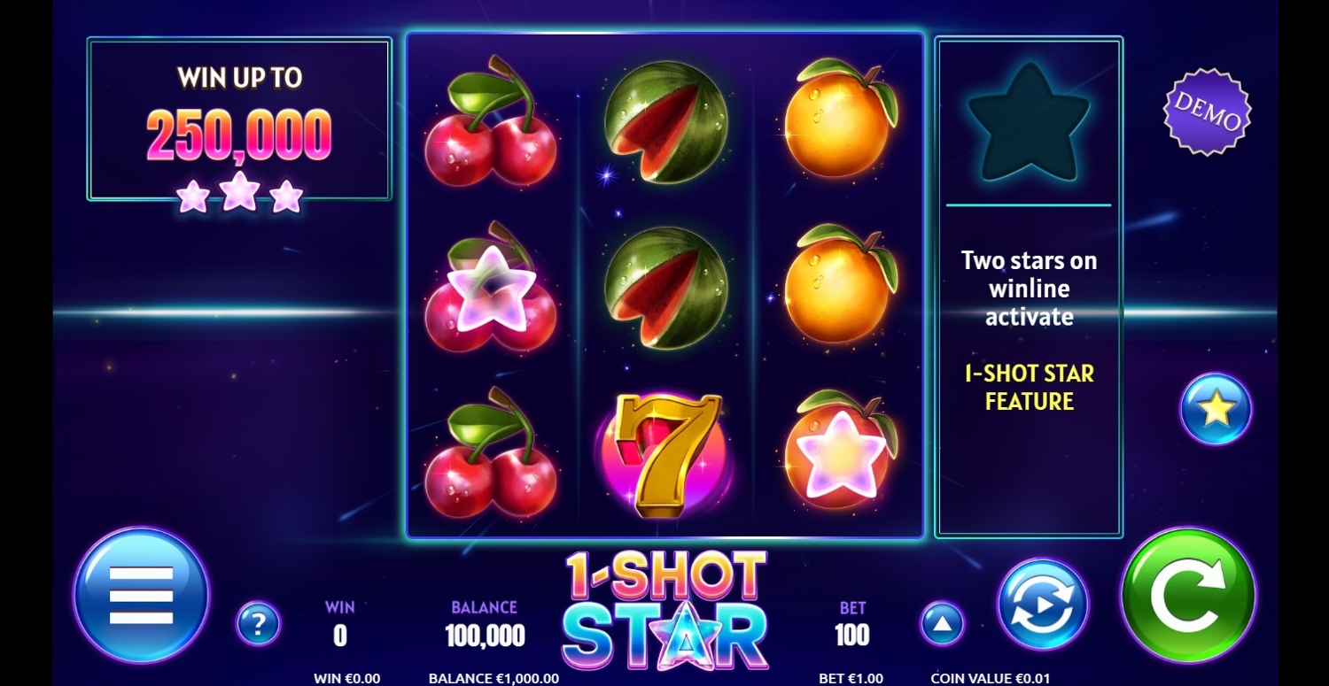 1-Shot Star Slot Gameplay