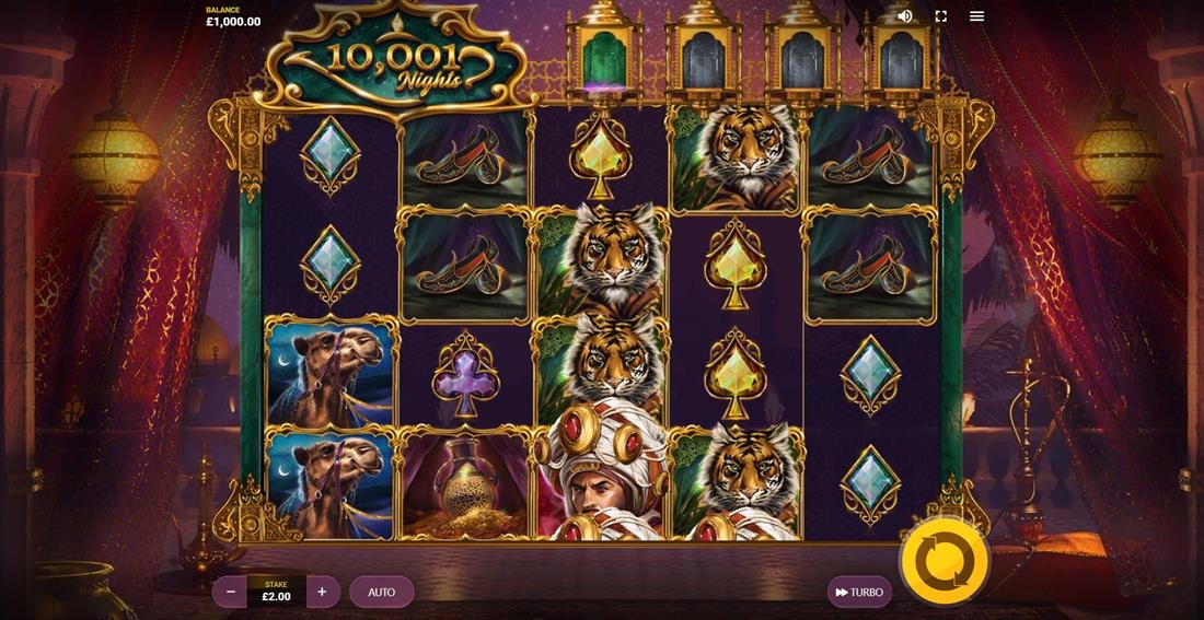 10 001 Nights Slot Gameplay