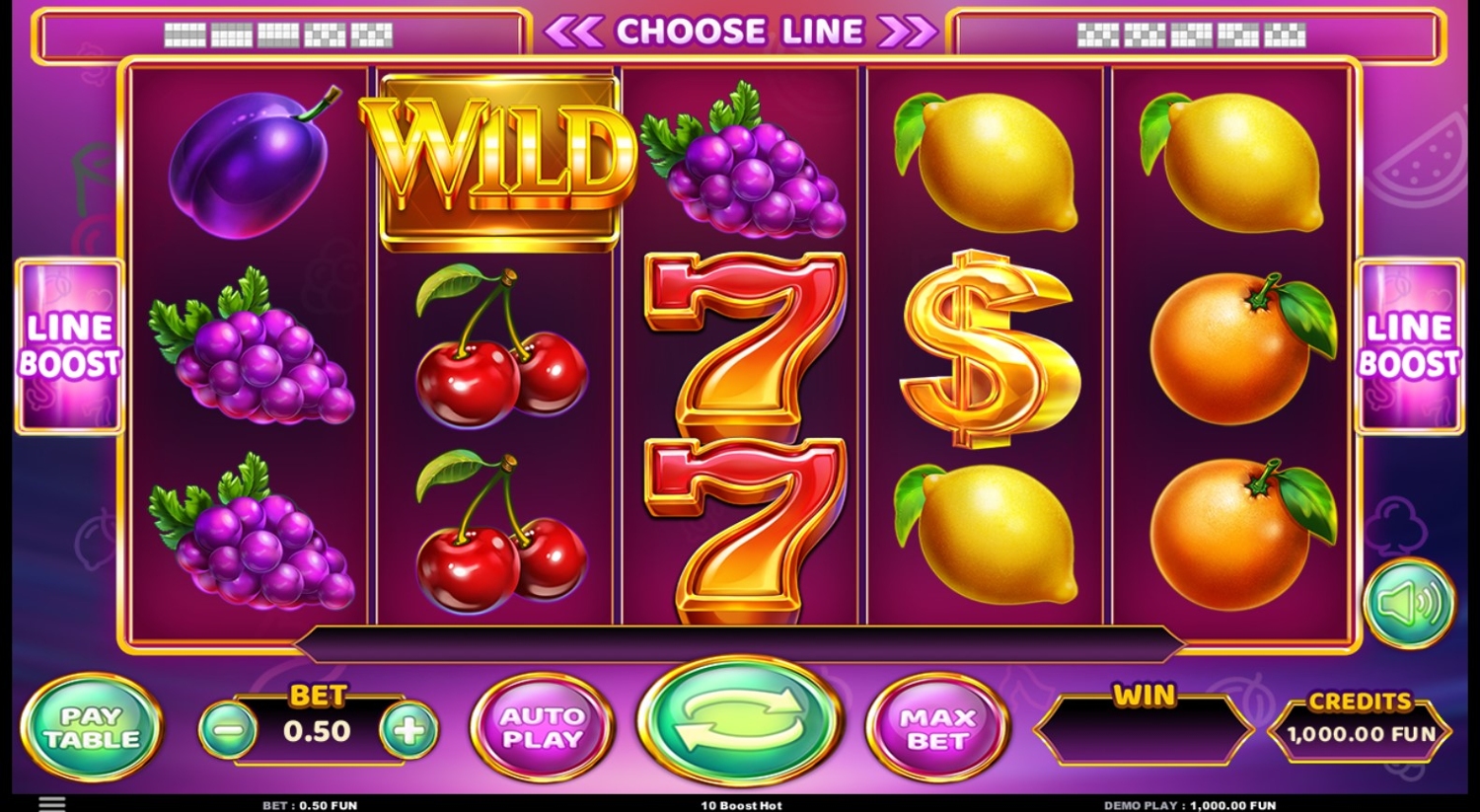 10 Boost Hot Slot Gameplay