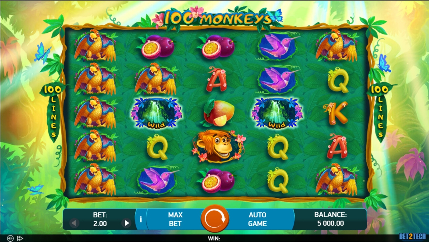 100 Monkeys Slot Gameplay