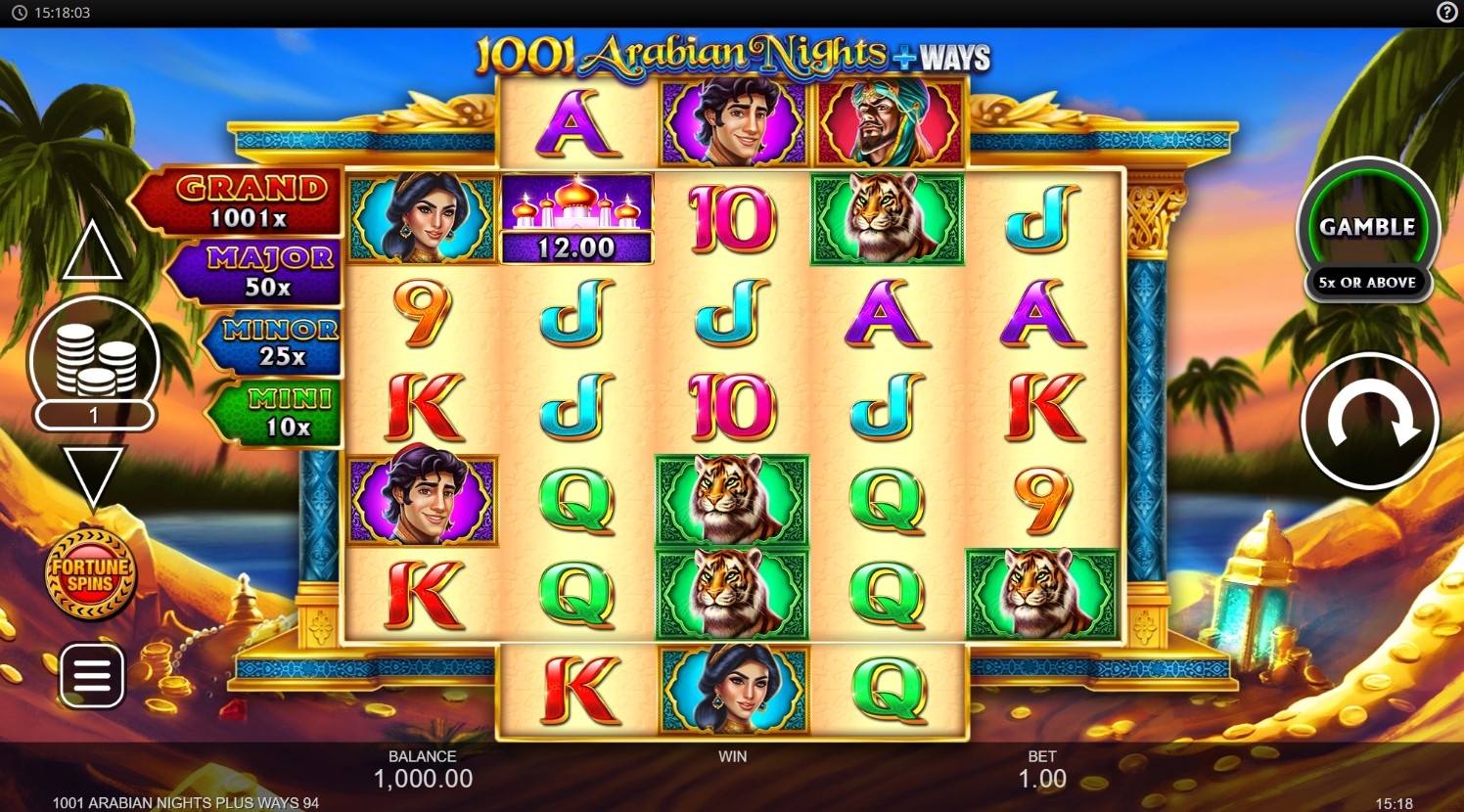 1001 Arabian Nights Slot Gameplay