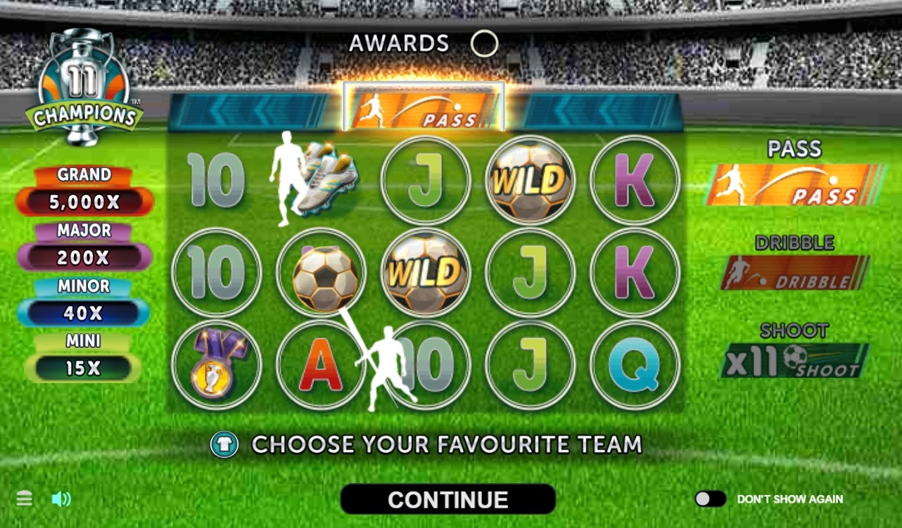 11 Champions Slot Gameplay