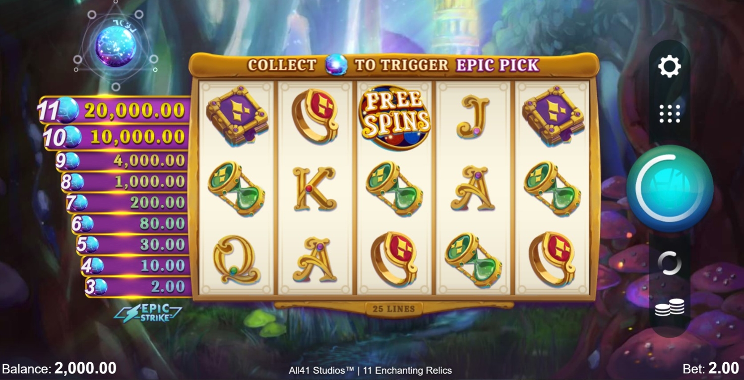 11 Enchanting Relics Slot Gameplay