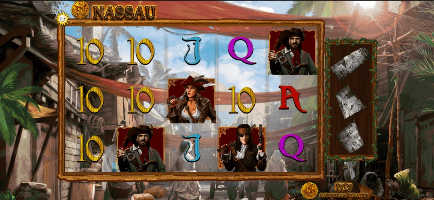 1717 Caribbean Pirates Slot Gameplay