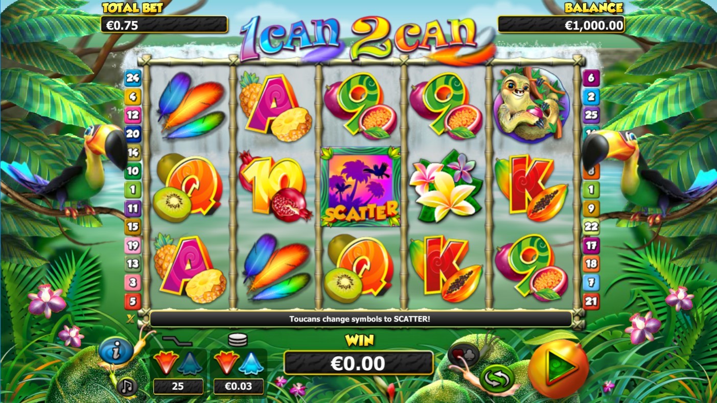 1Can 2Can Slot Gameplay