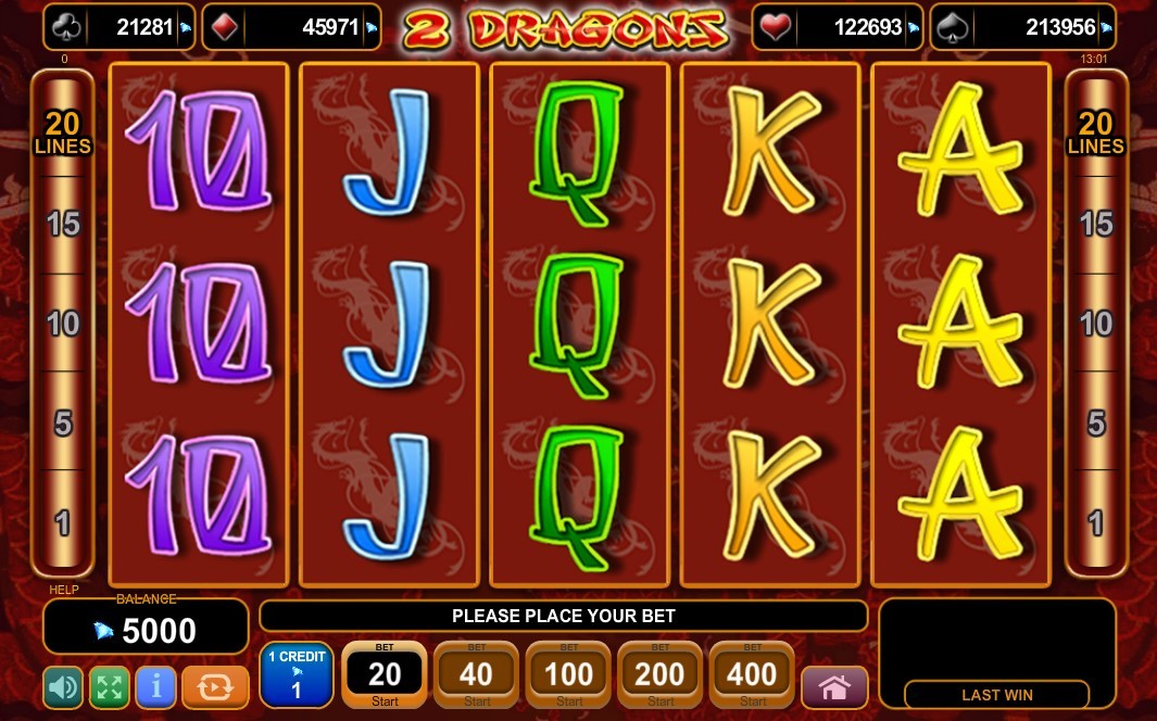 2 Dragons Slot Gameplay
