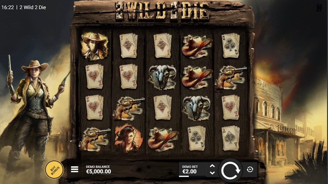2 Wild 2 Die Slot Gameplay