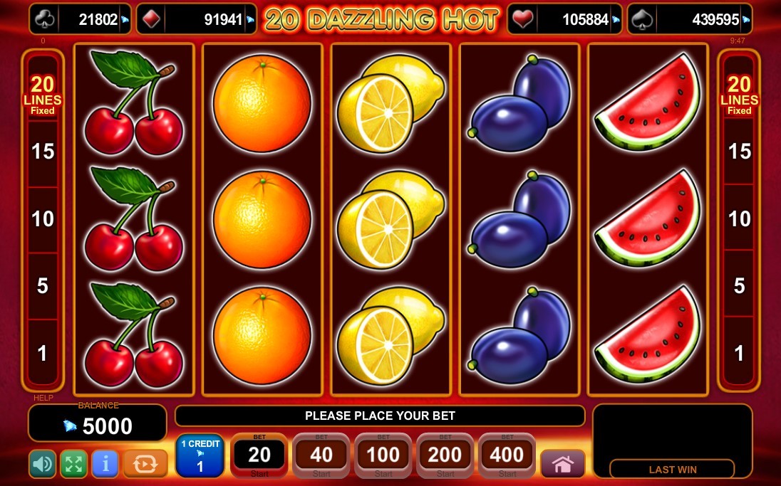 20 Dazzling Hot Slot Gameplay