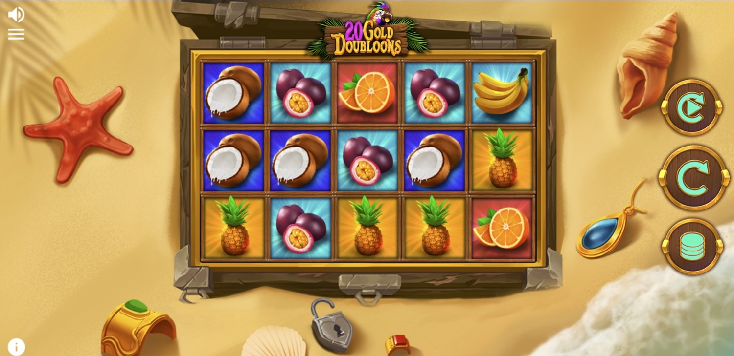 20 Gold Doubloons Slot Gameplay