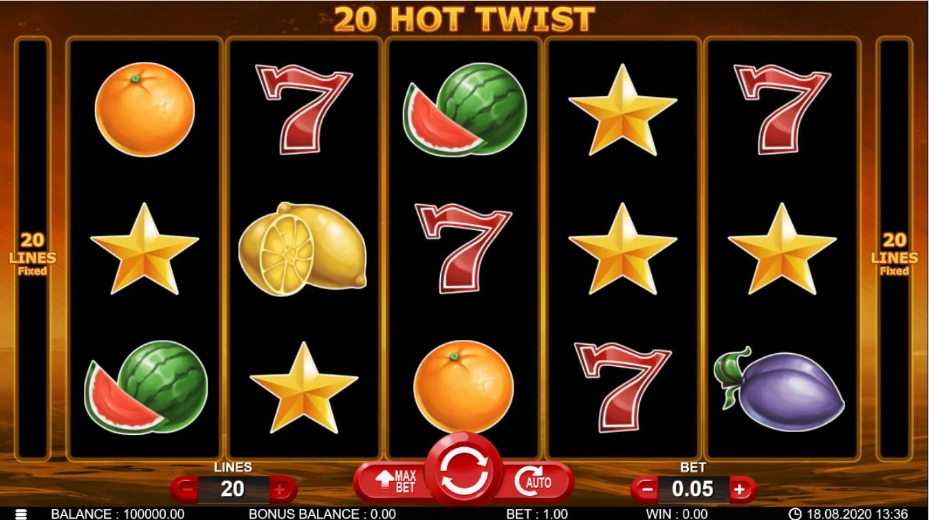 20 Hot Twist Slot Gameplay