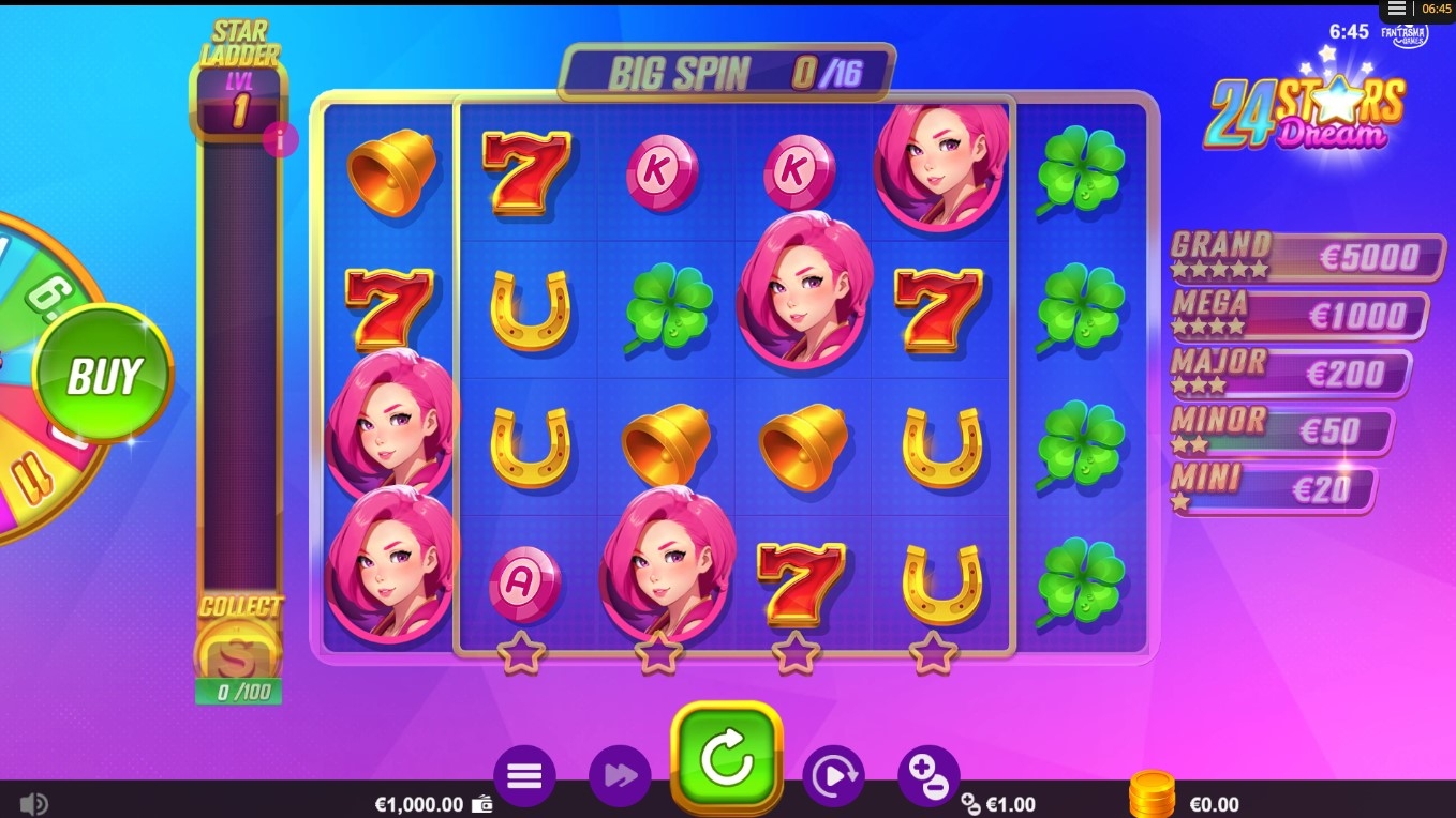 24 Stars Dream Slot Gameplay