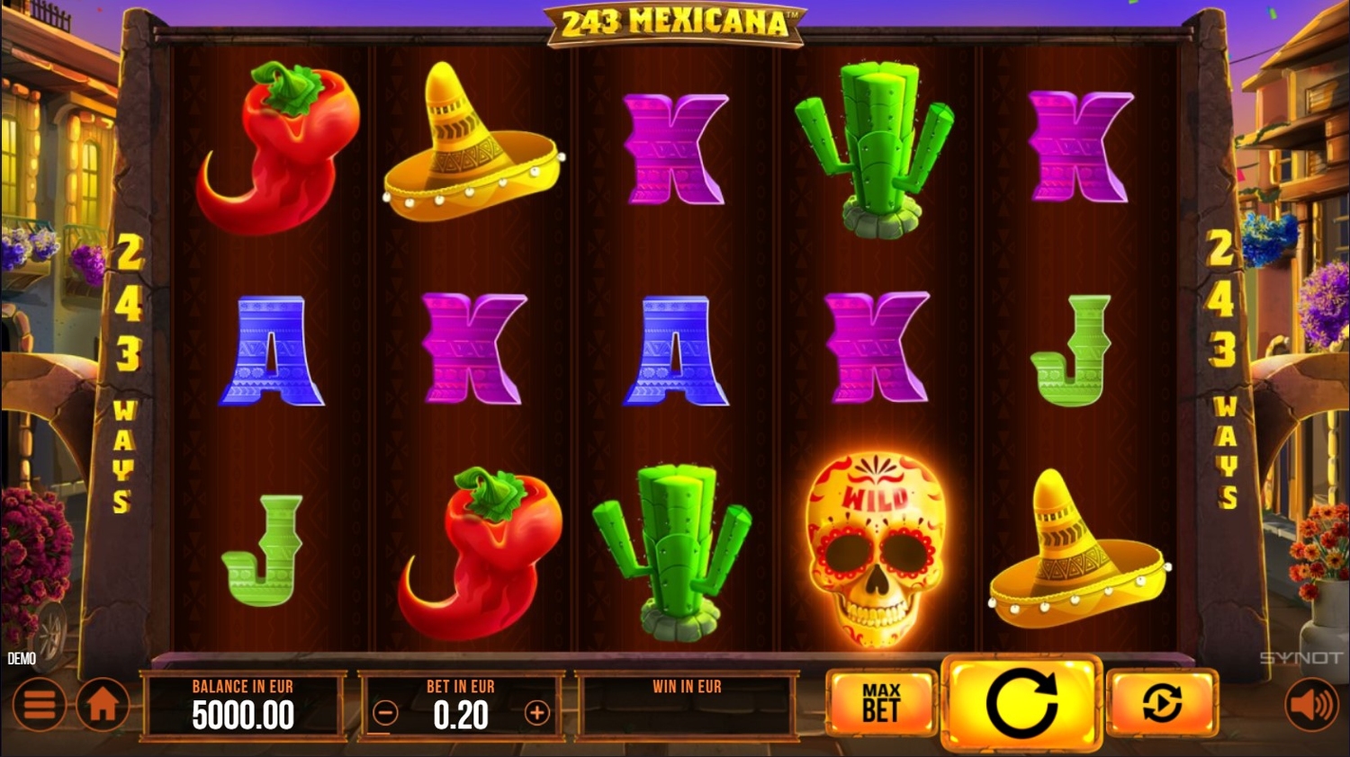 243 Mexicana Slot Gameplay