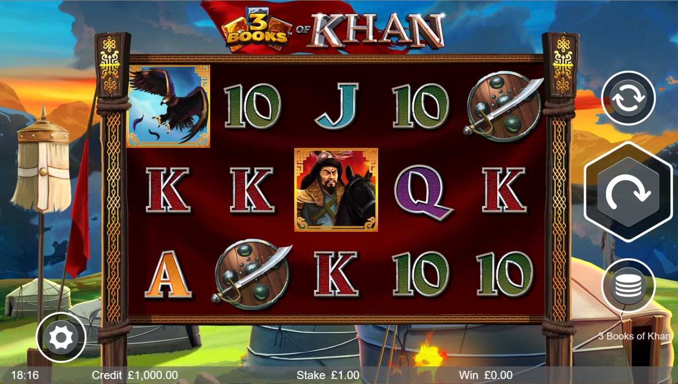 3 Books of Khan Slot Gameplay