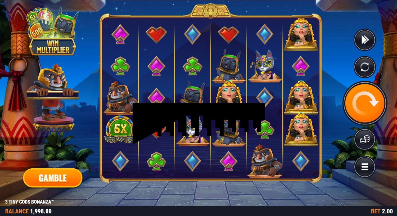 3 Tiny Gods Bonanza Slot Gameplay