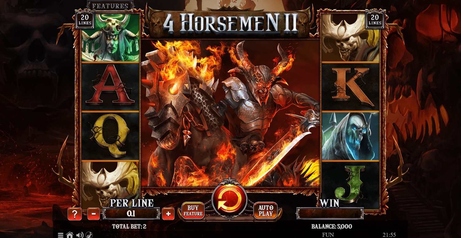 4 Horsemen 2 Slot Gameplay