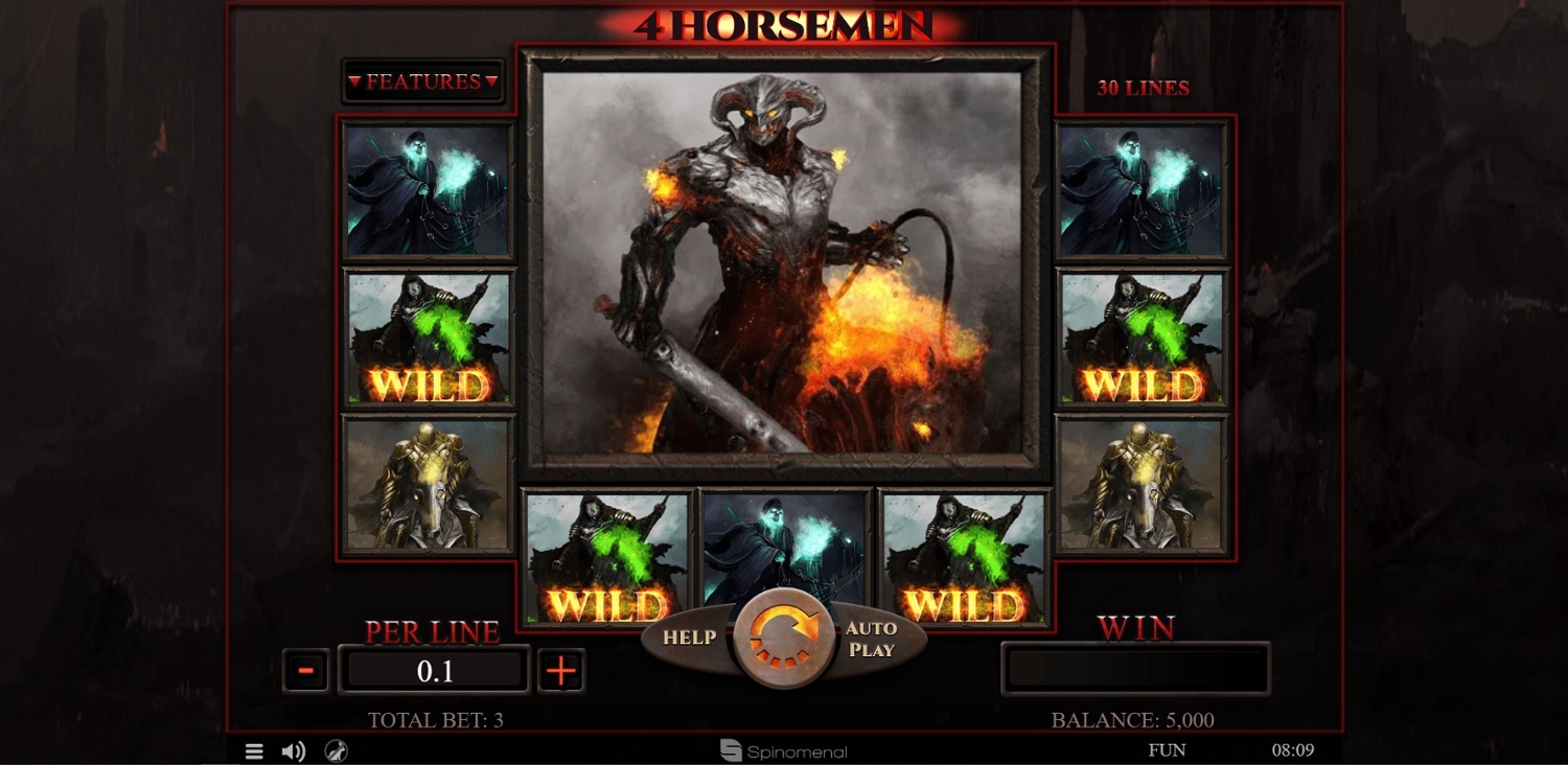 4 Horsemen Slot Gameplay