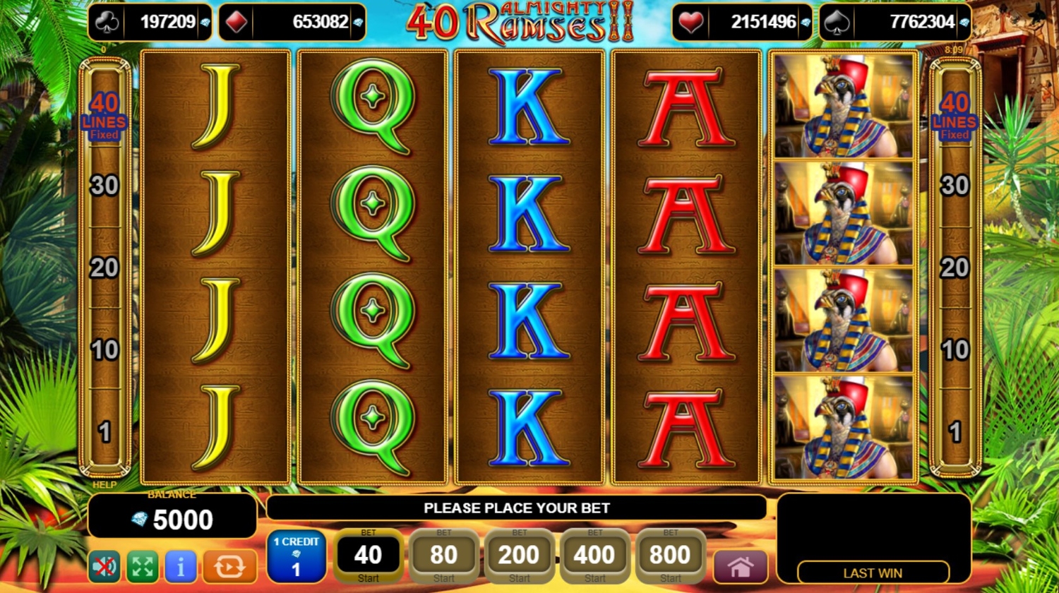 40 Almighty Ramses 2 Slot Gameplay