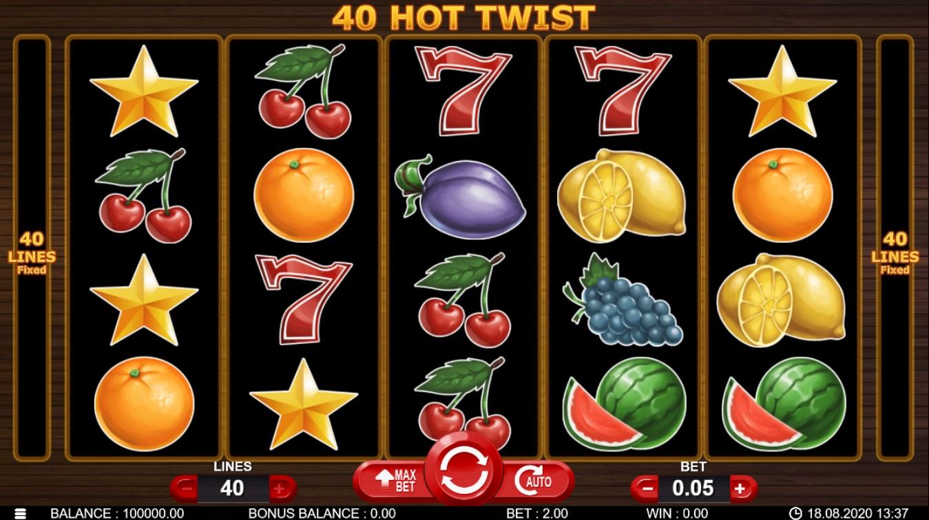 40 Hot Twist Slot Gameplay