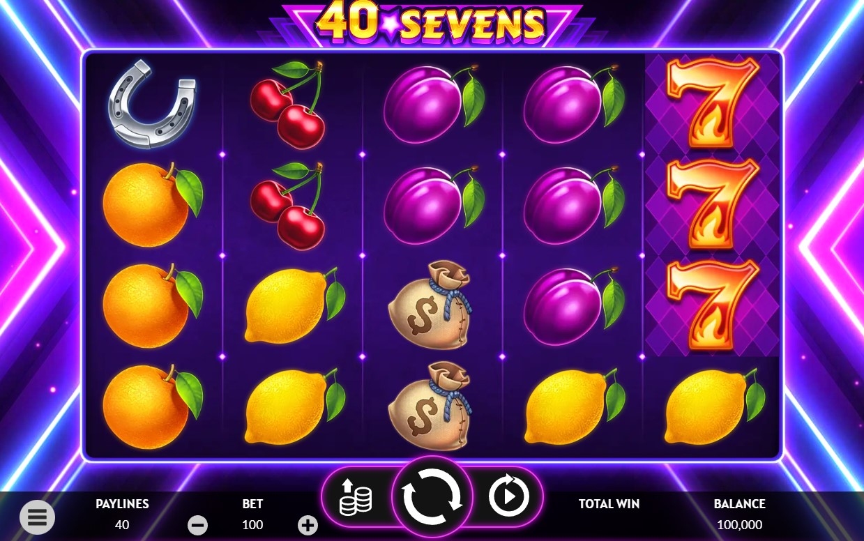 40 Sevens Slot Gameplay