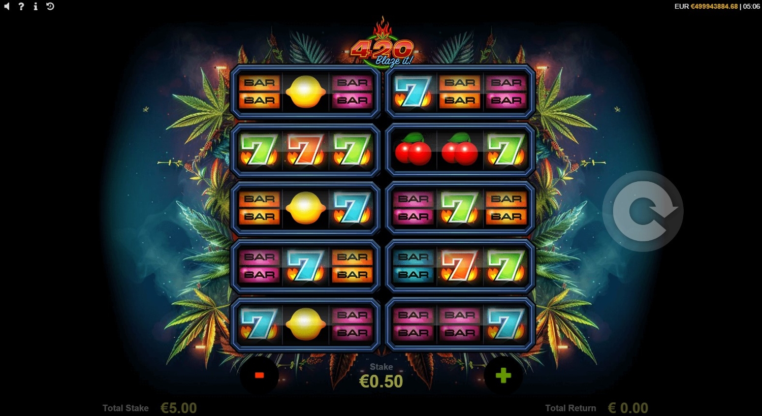 420 Blaze It Slot Gameplay