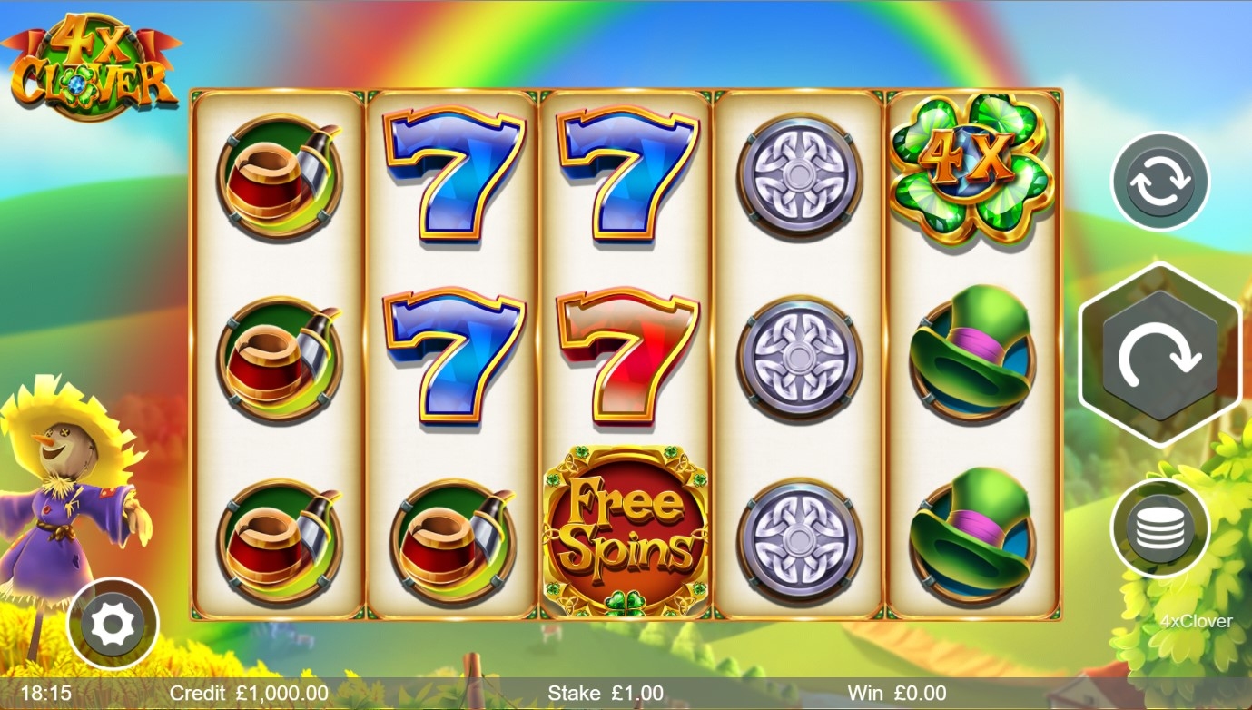 4x Clover Slot Gameplay