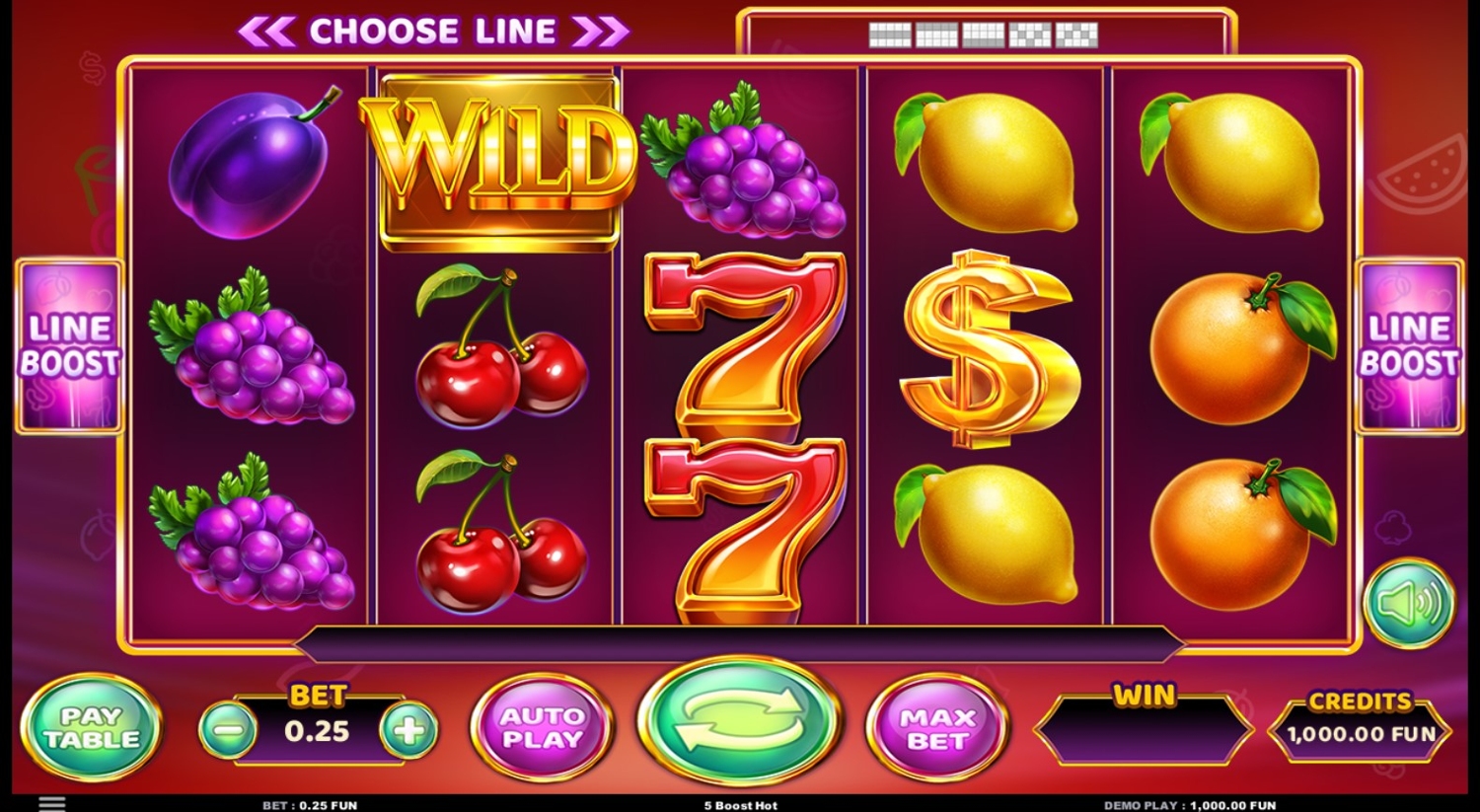 5 Boost Hot Slot Gameplay