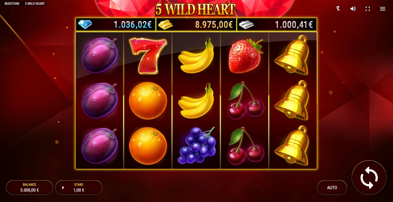 5 Wild Heart Slot Gameplay