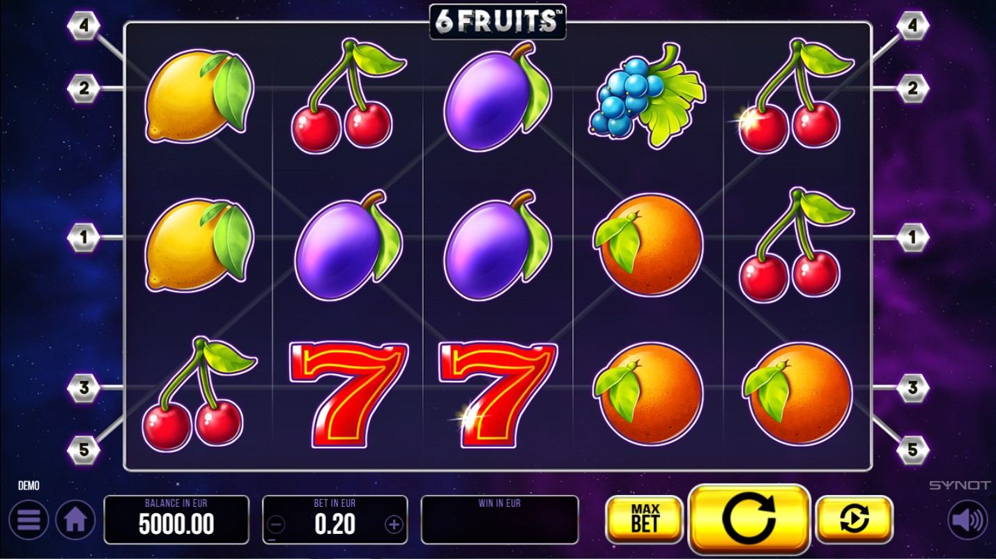 6 Fruits Slot Gameplay
