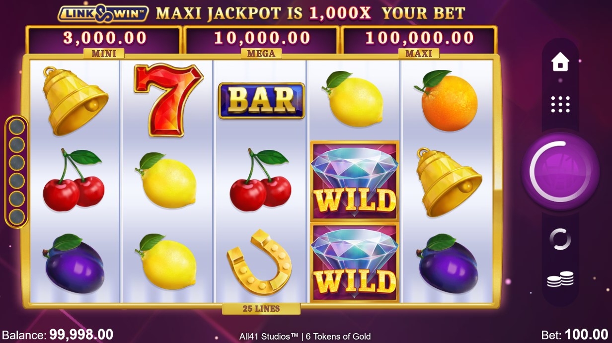 6 Tokens of Gold Slot Gameplay