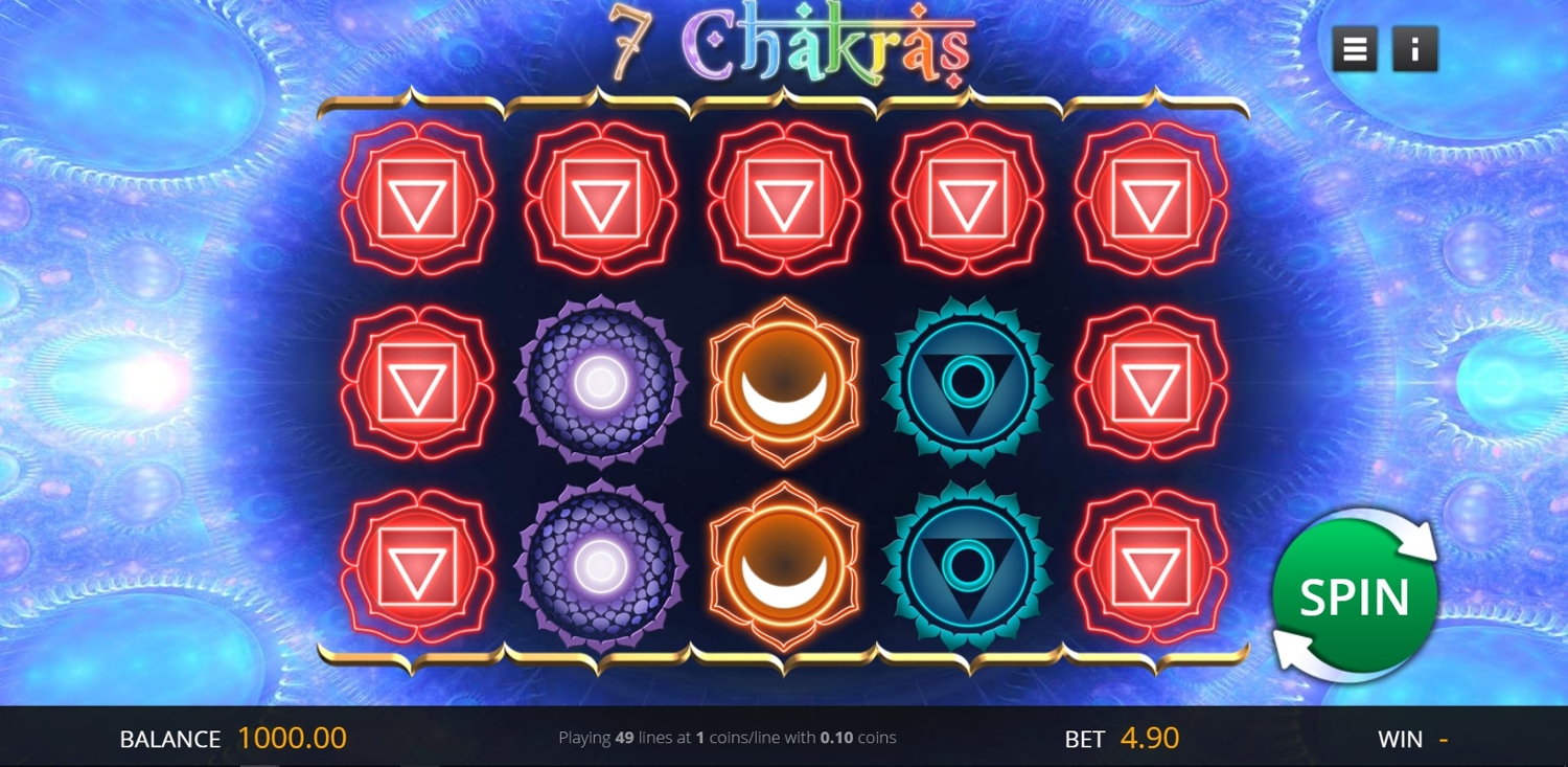 7 Chakras Slot Gameplay