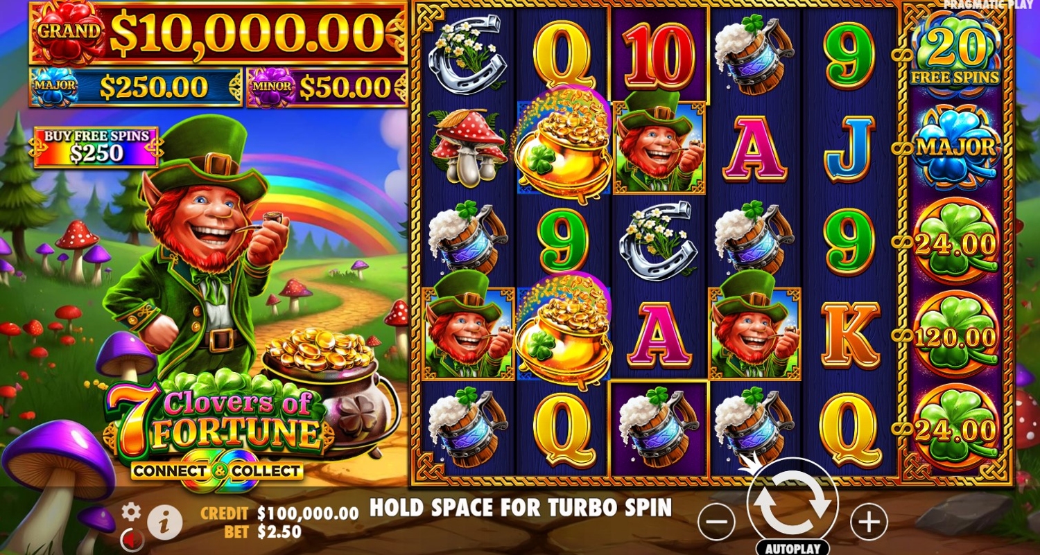 7 Clovers of Fortune Slot Gameplay