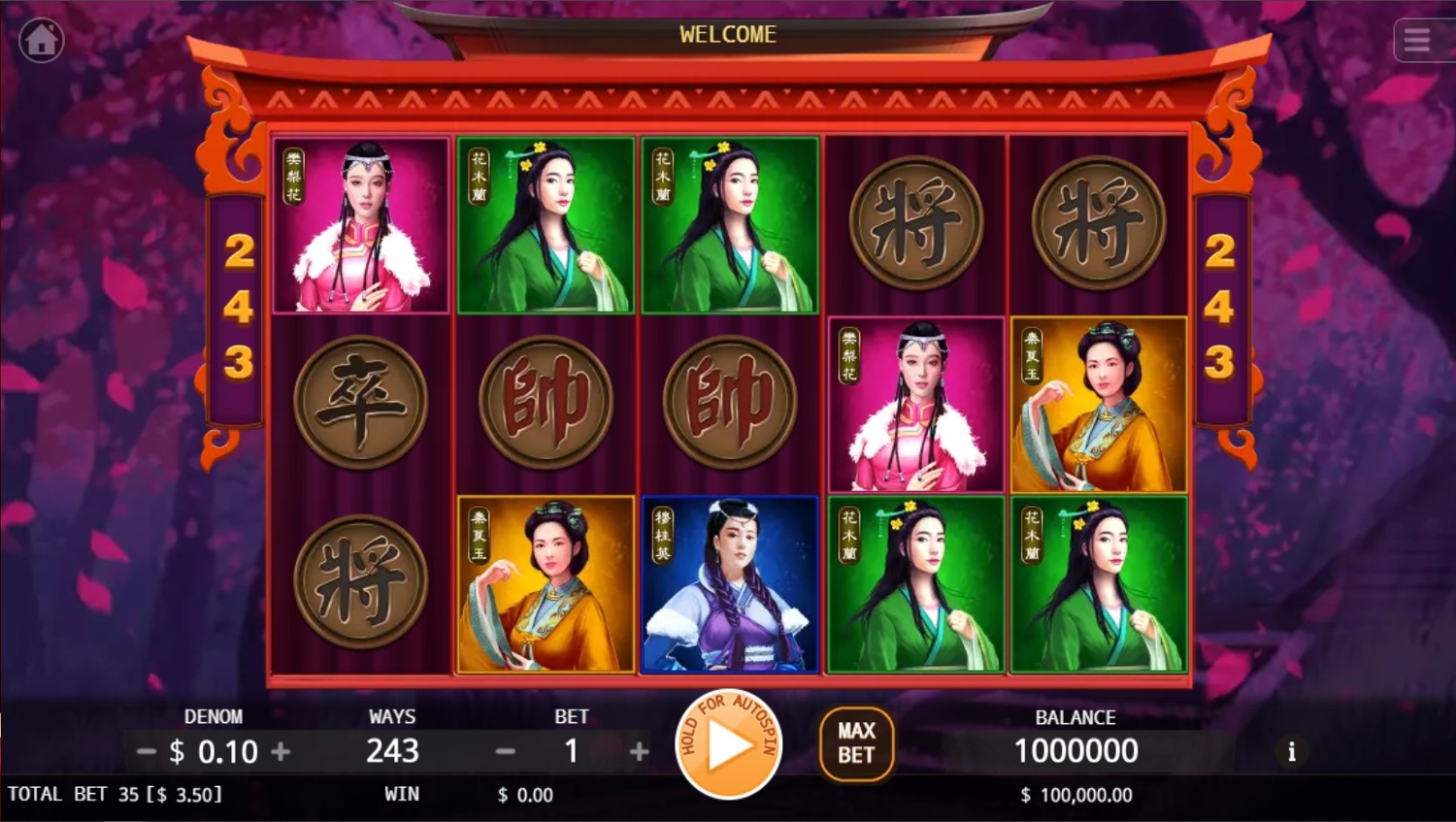 7 Heroines Slot Gameplay