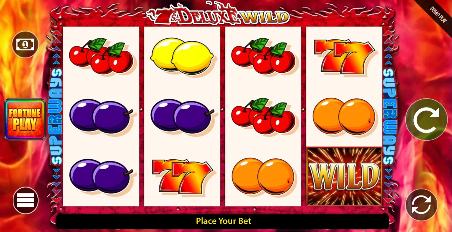 7's Deluxe Wild Fortune Slot Gameplay