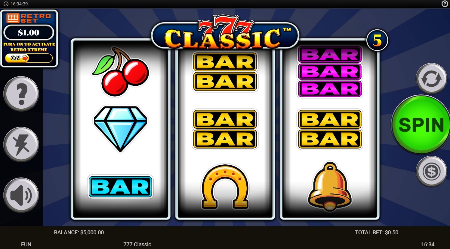 777 Classic Slot Gameplay
