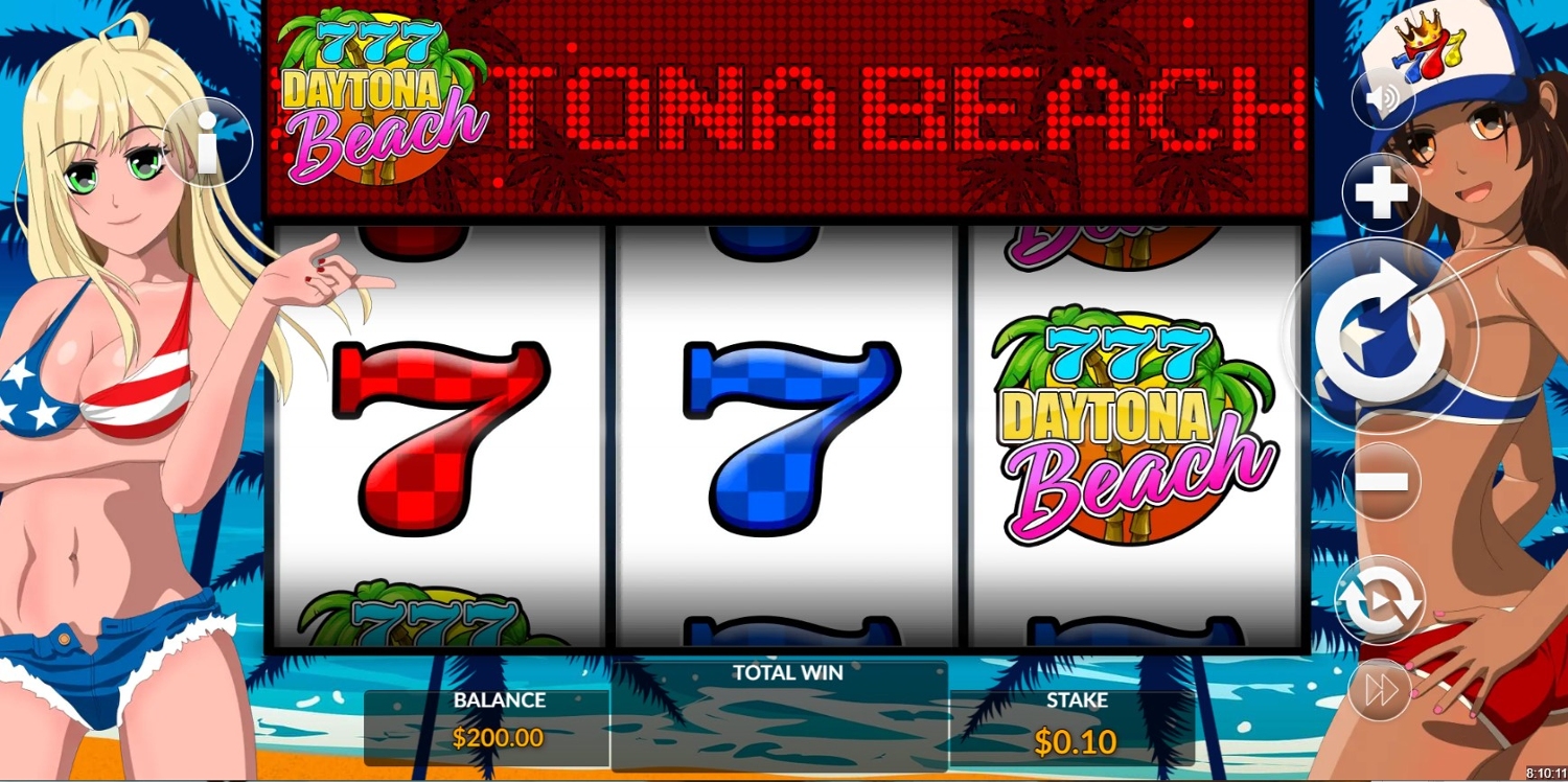 777 Daytona Beach Slot Gameplay