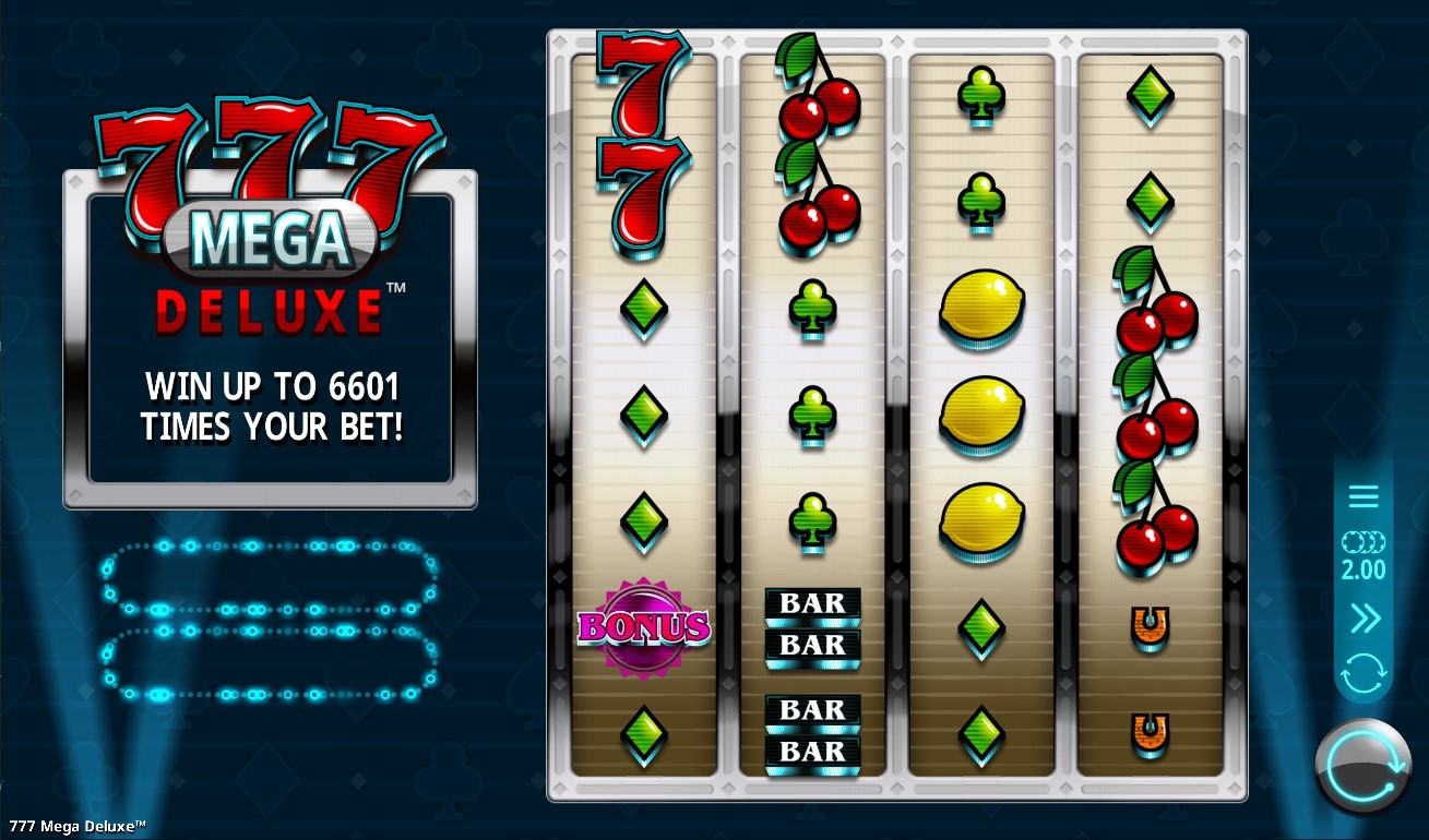 777 Mega Deluxe Slot Gameplay